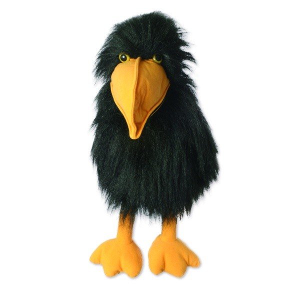 grande-marionnette-corbeau-noir-avec-bru